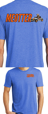 MEOTTER ON BLUE SHIRT